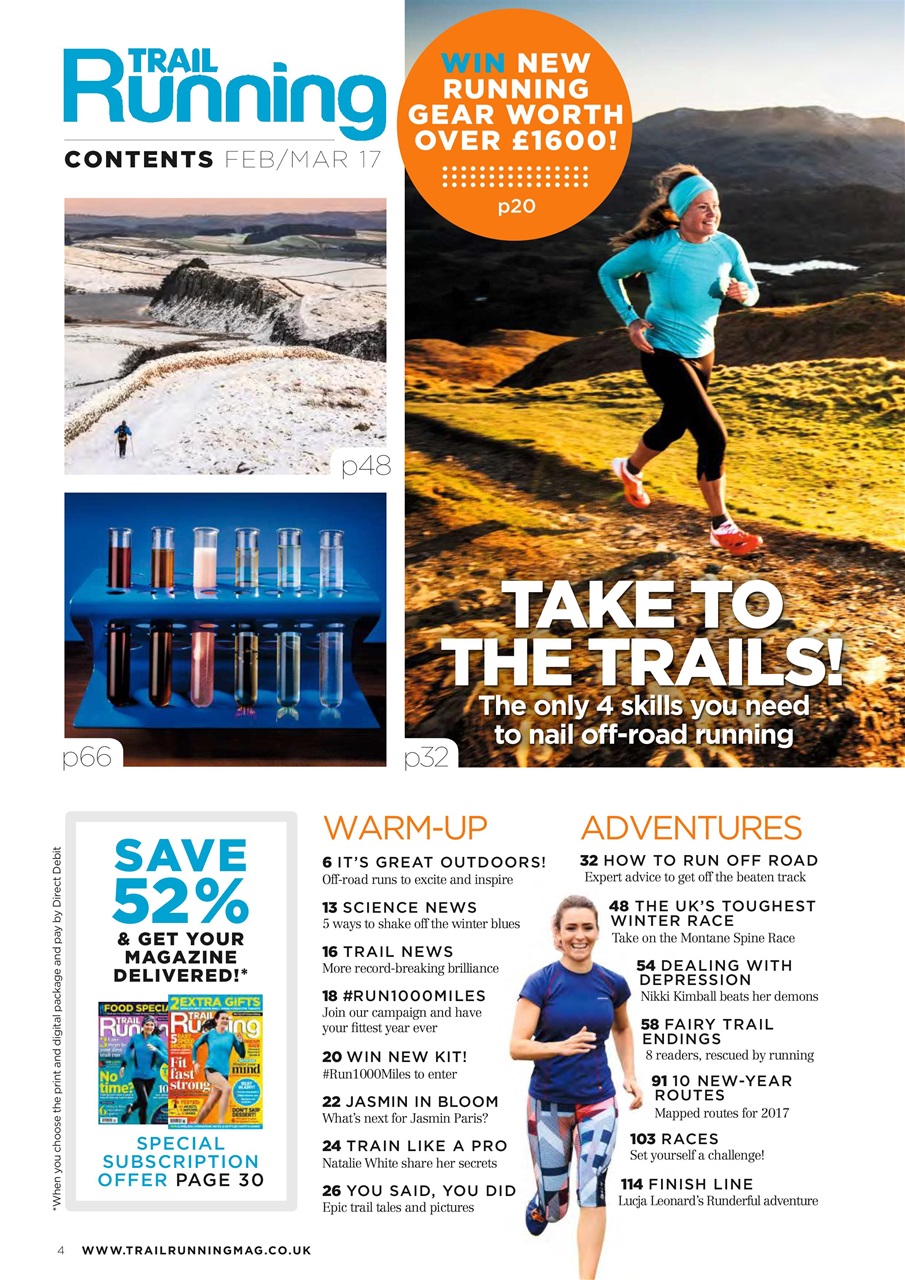 Trail Running Preview Pages