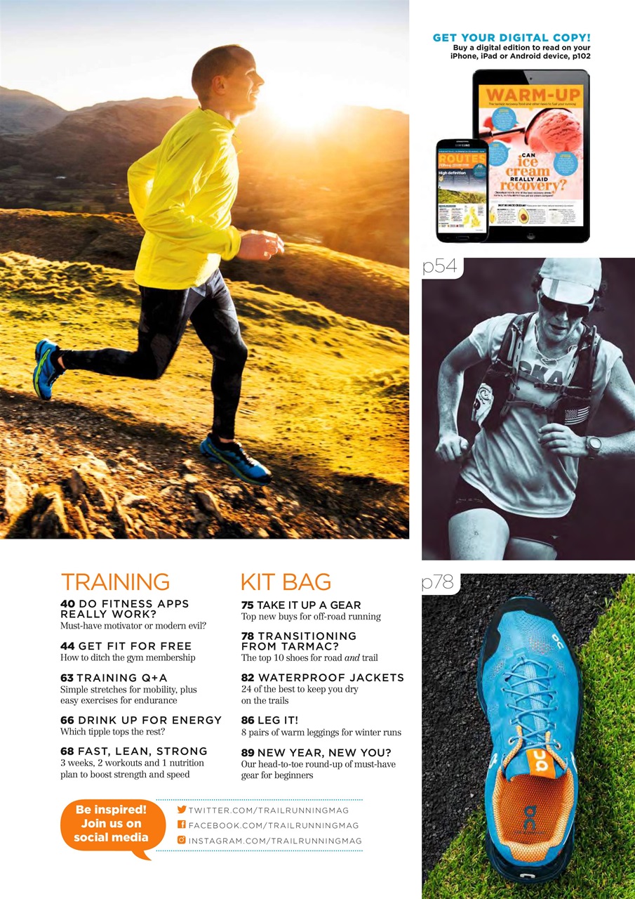 Trail Running Preview Pages