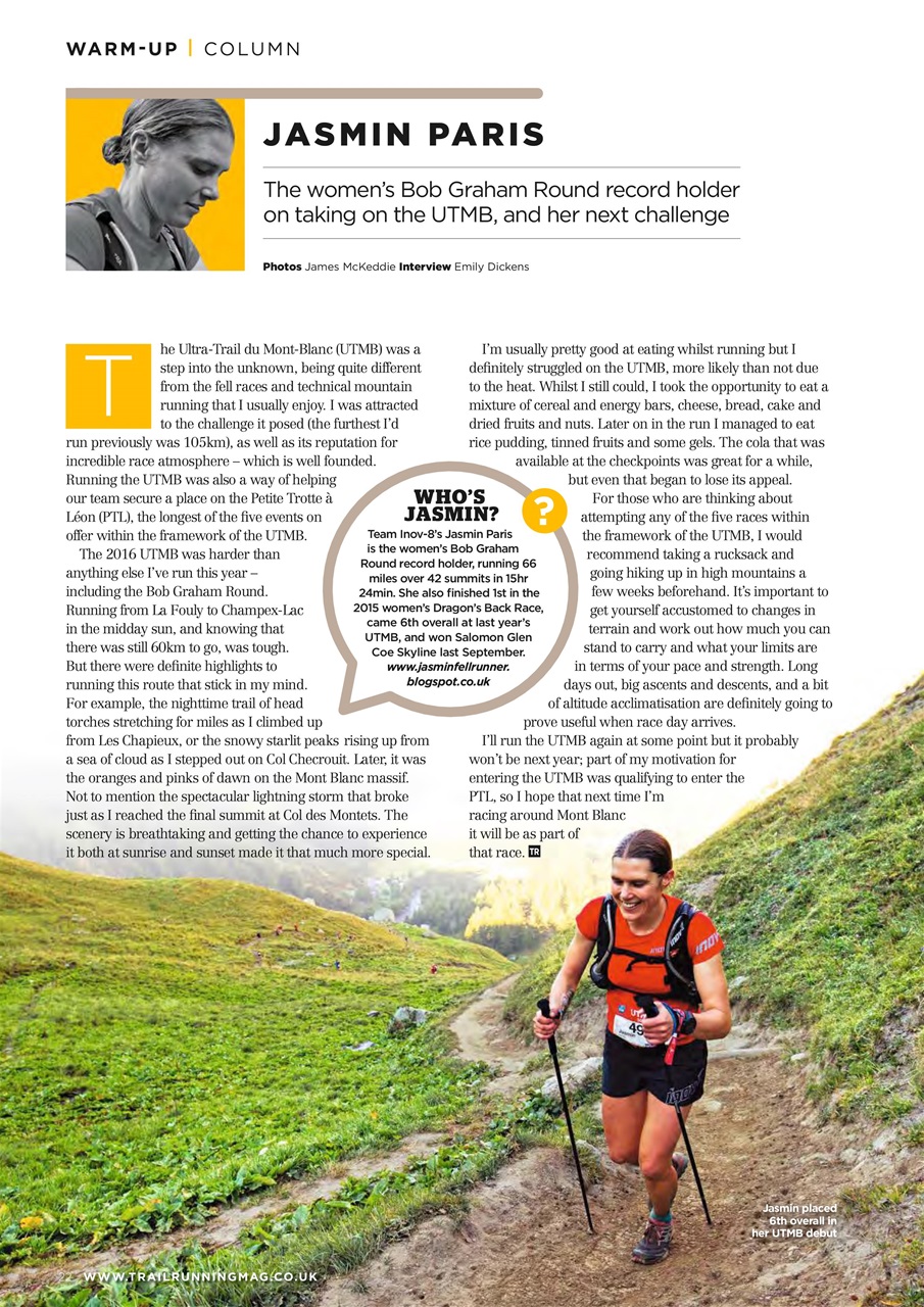 Trail Running Preview Pages