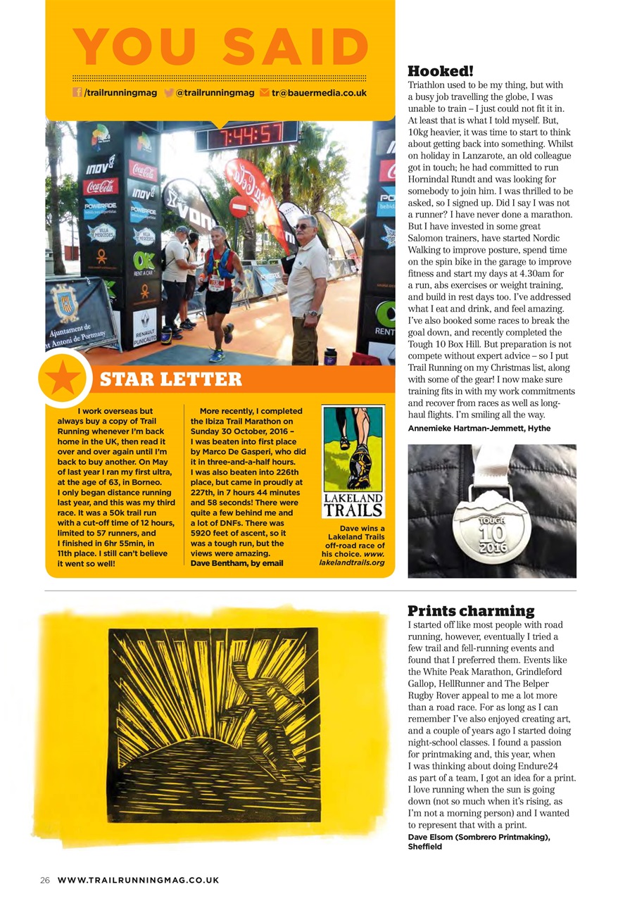 Trail Running Preview Pages