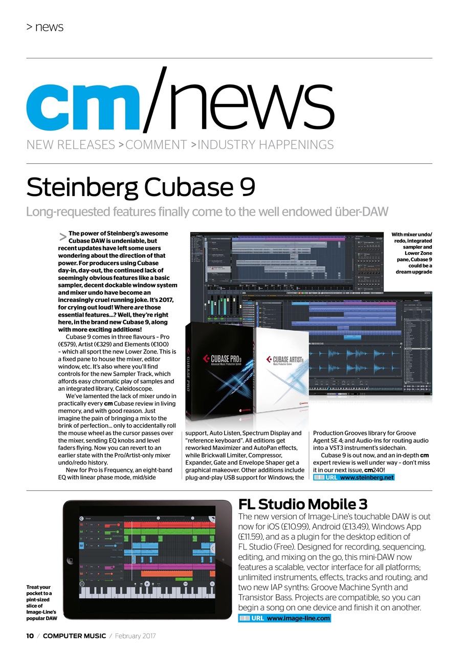 Computer Music Preview Pages