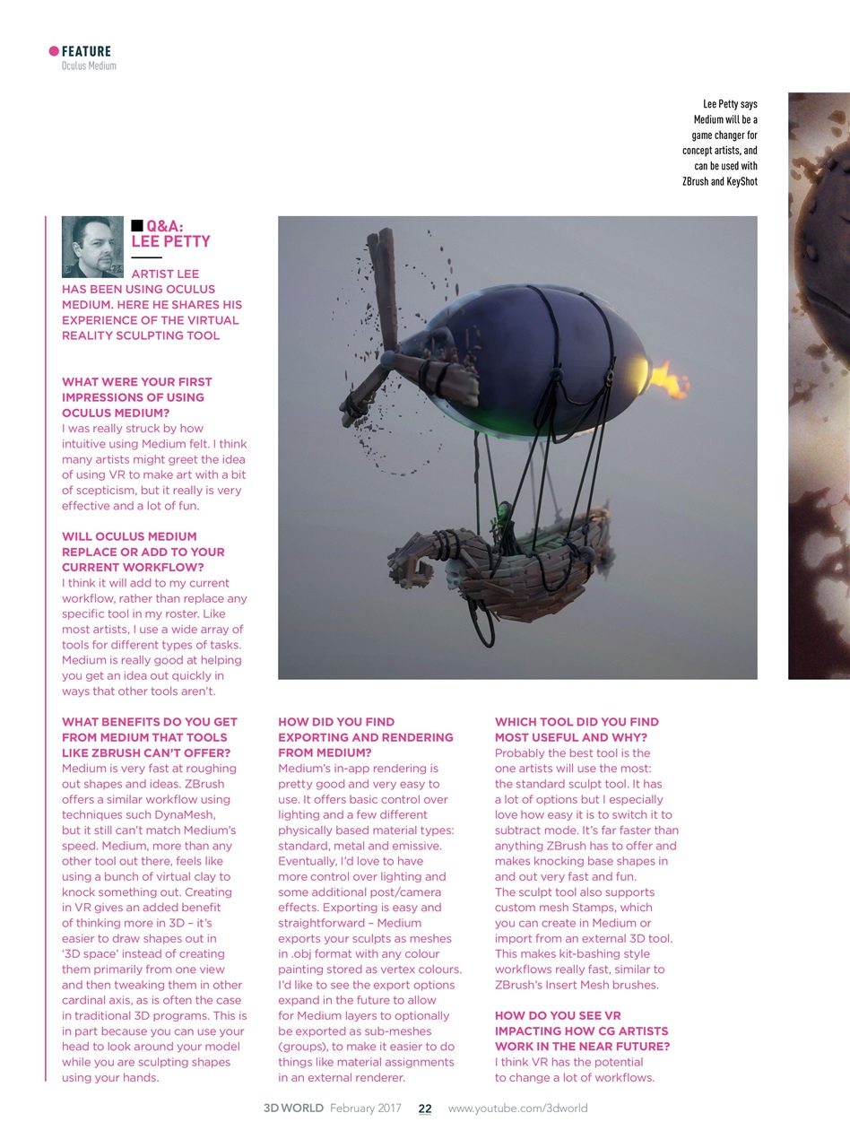 3D World Preview Pages