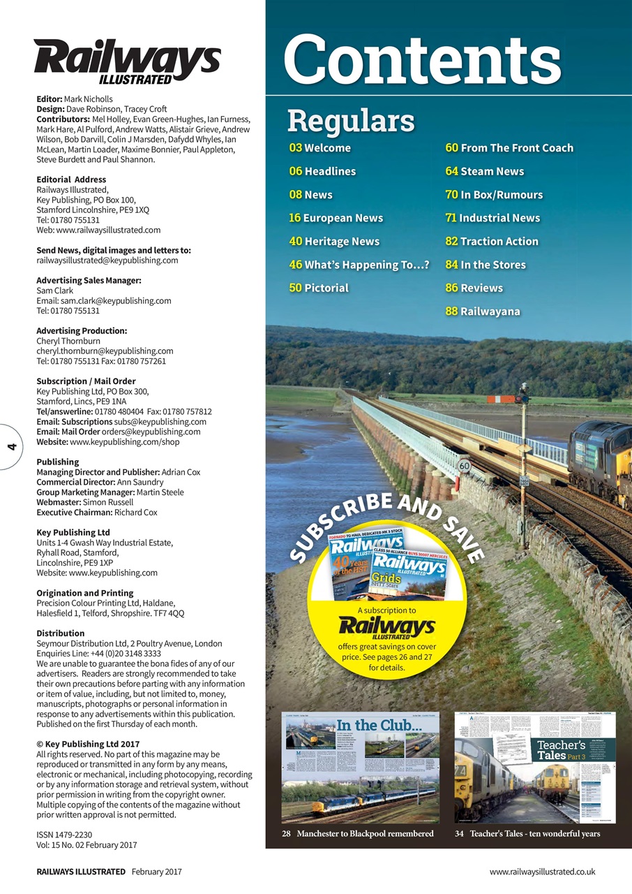 Railways Illustrated Preview Pages