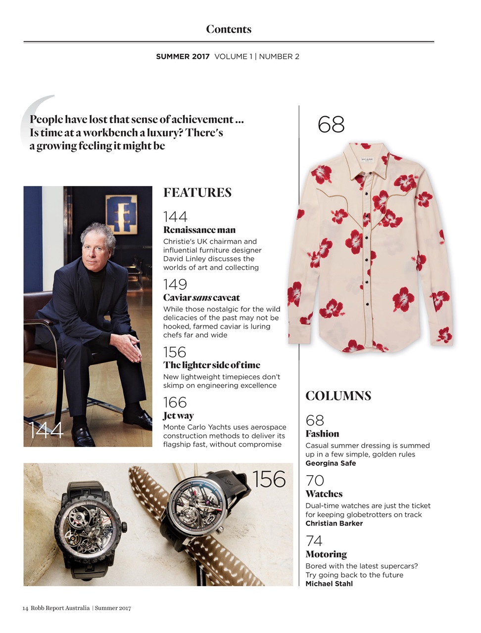 Robb Report Australia & New Zealand Preview Pages