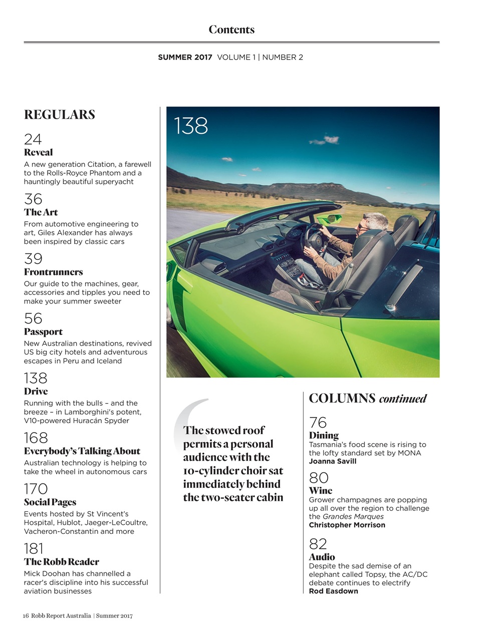 Robb Report Australia & New Zealand Preview Pages