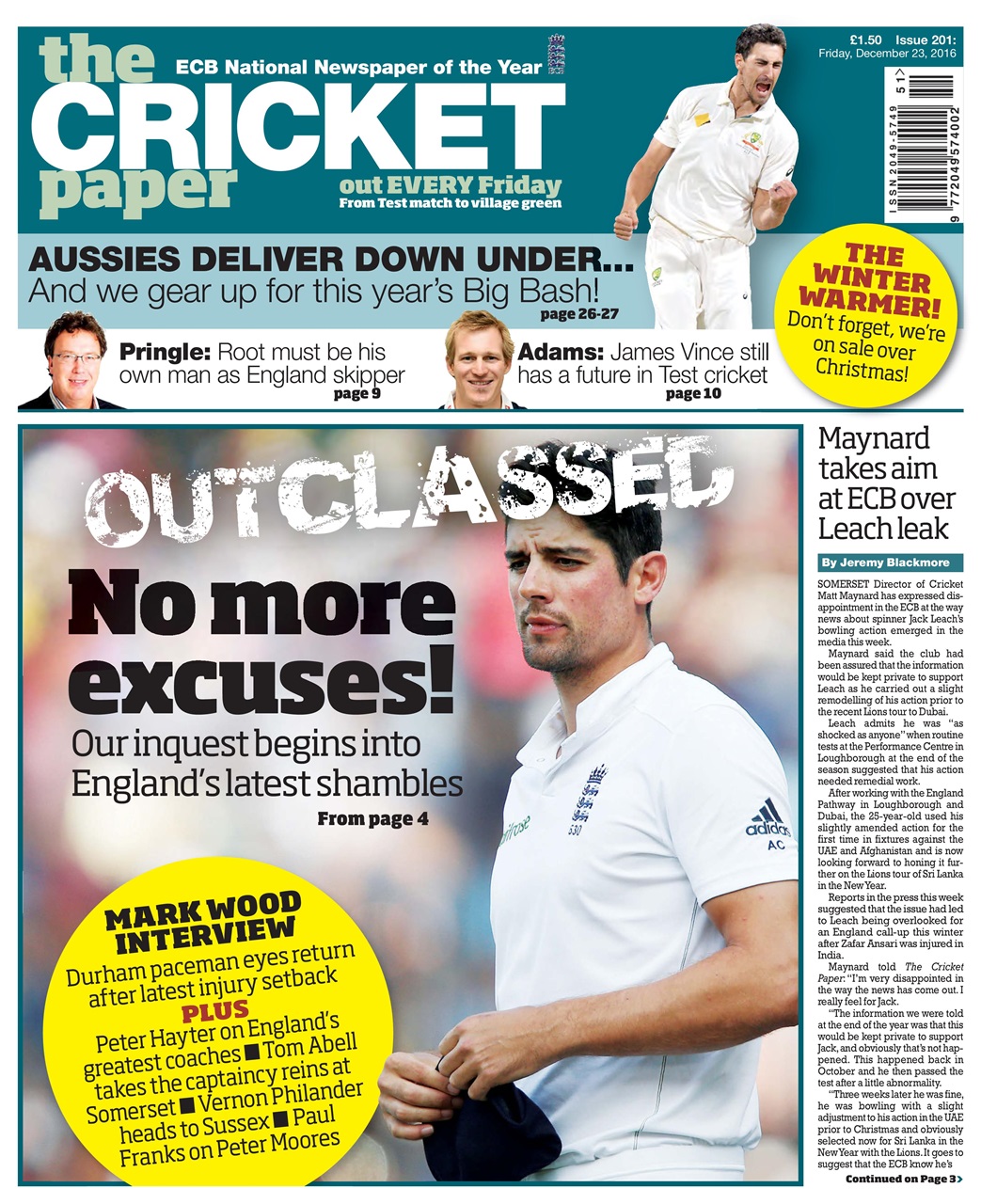 The Cricket Paper Preview Pages