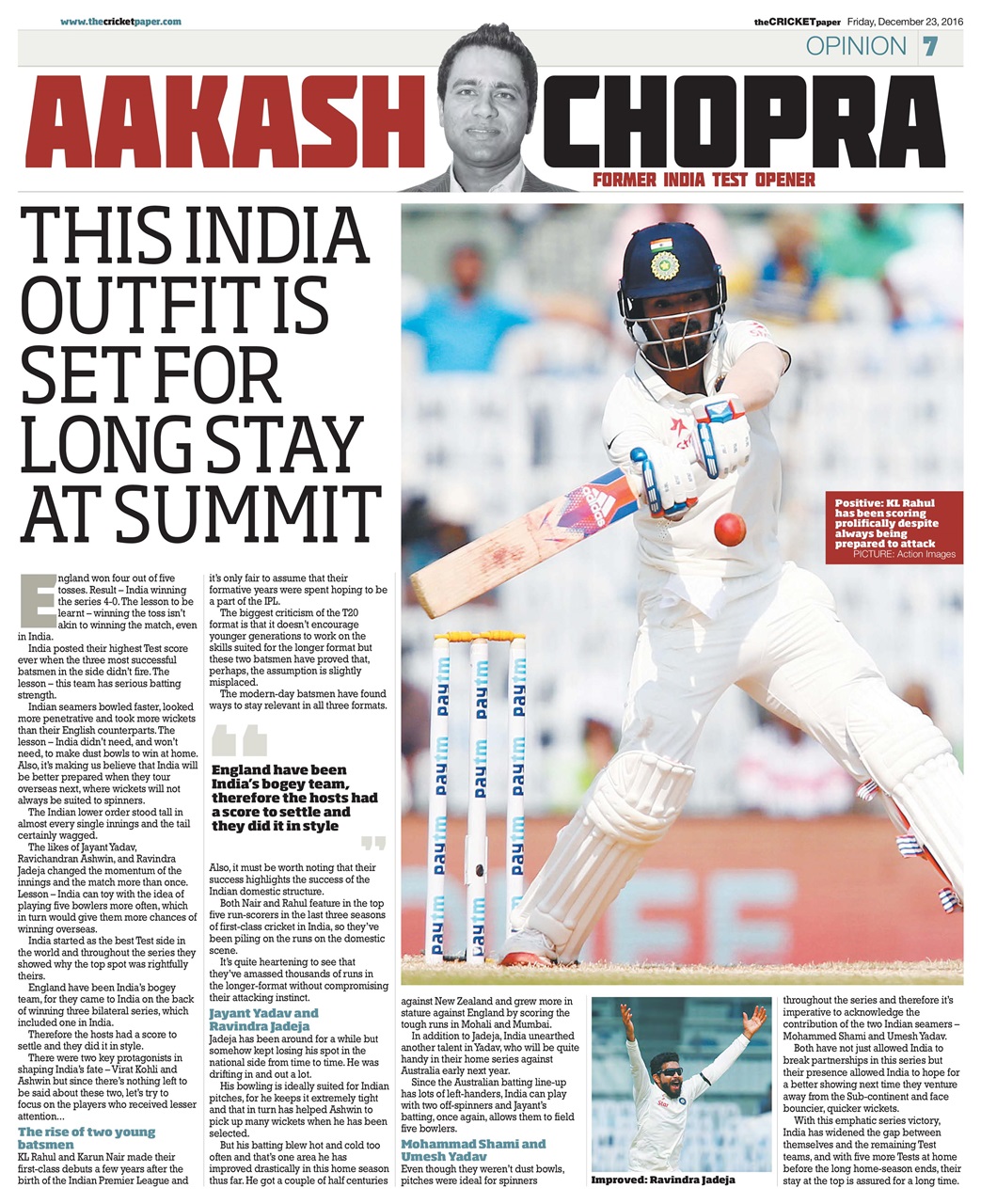 The Cricket Paper Preview Pages
