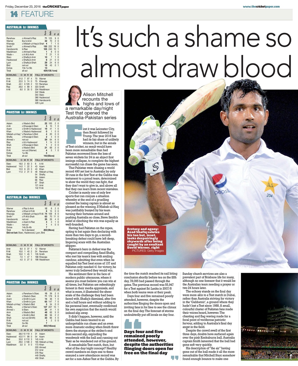 The Cricket Paper Preview Pages