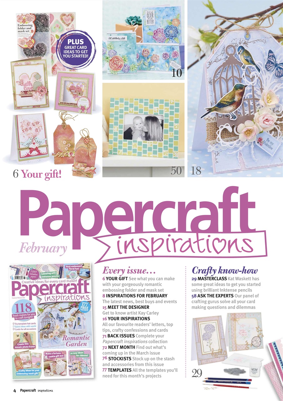 Papercraft Inspirations Preview Pages
