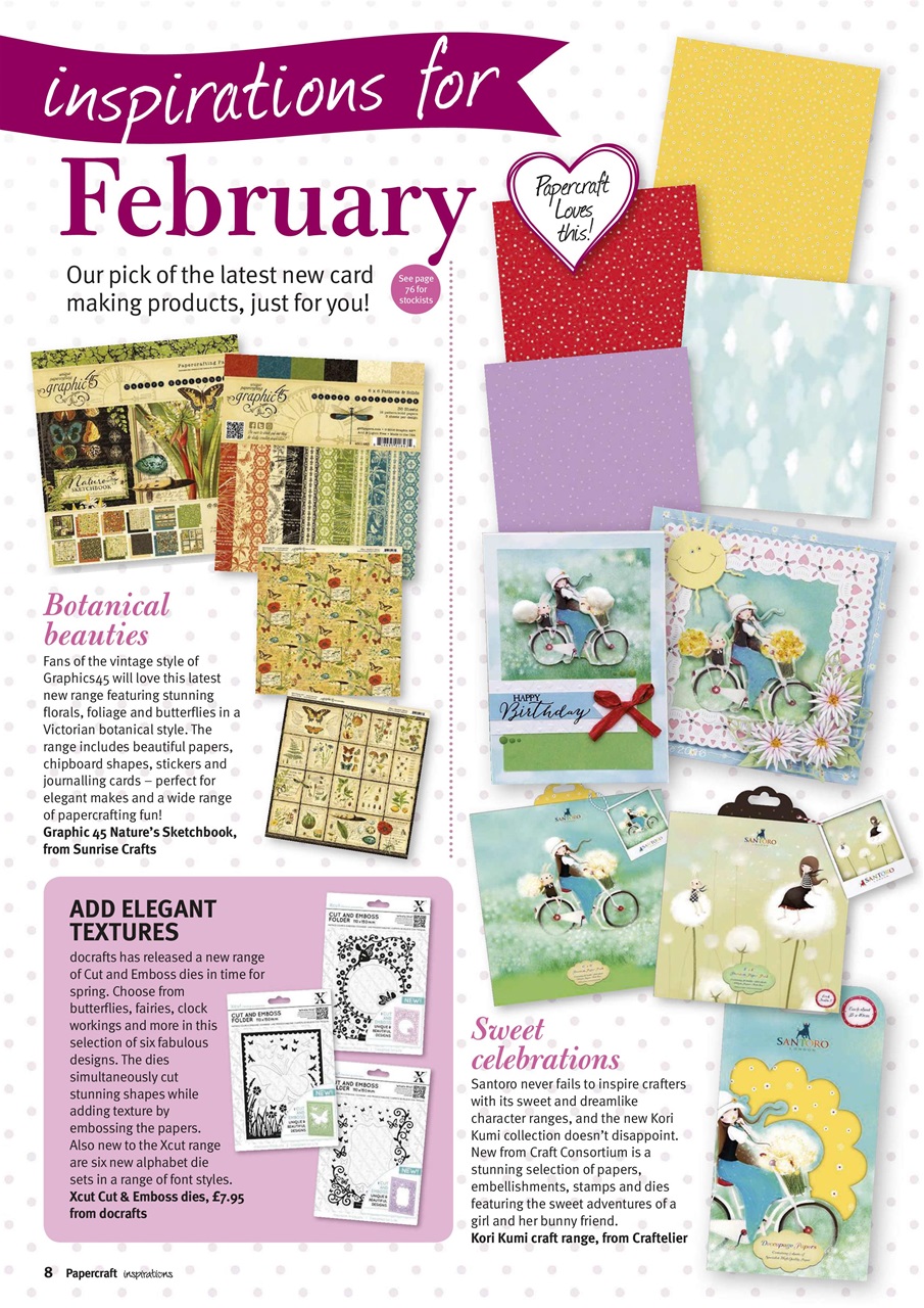 Papercraft Inspirations Preview Pages