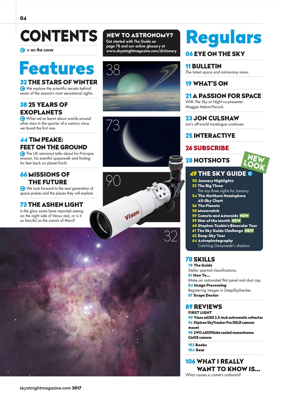 BBC Sky at Night Magazine Preview Pages