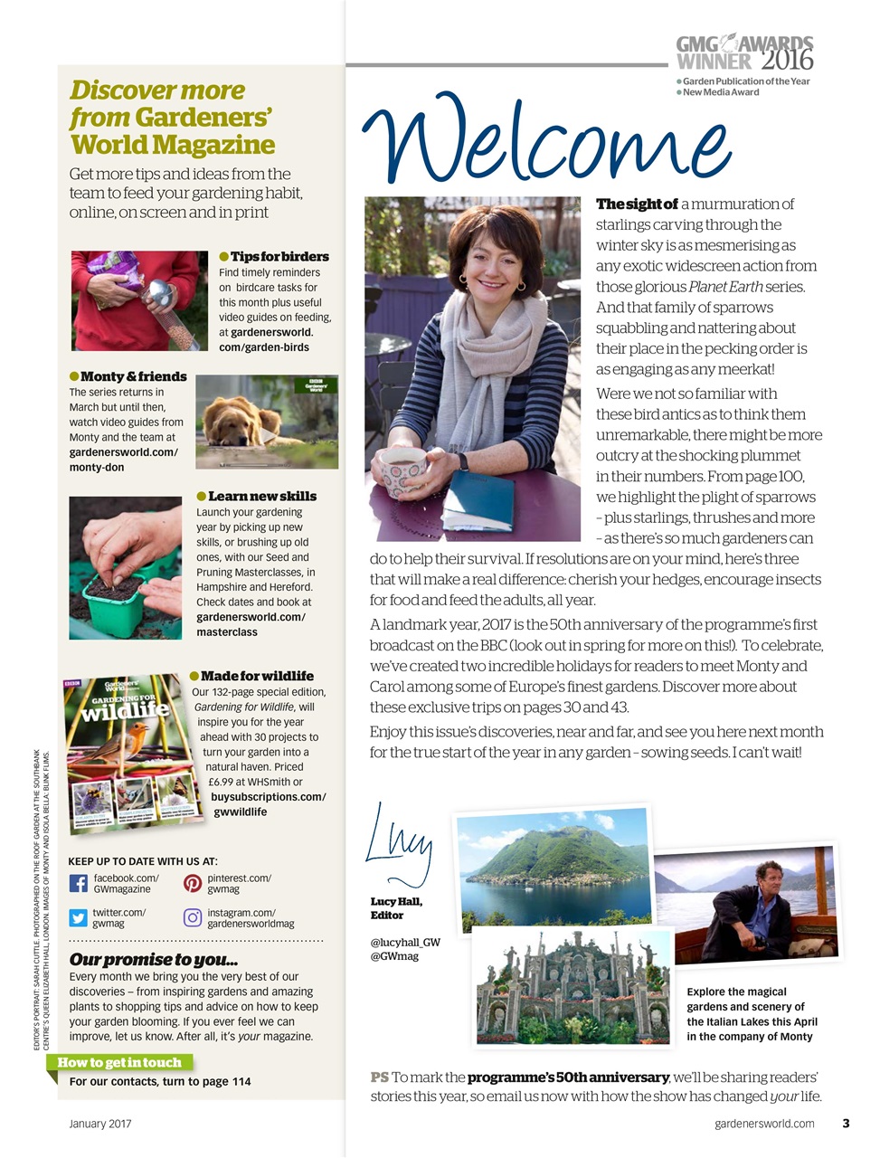BBC Gardeners’ World Magazine Preview Pages