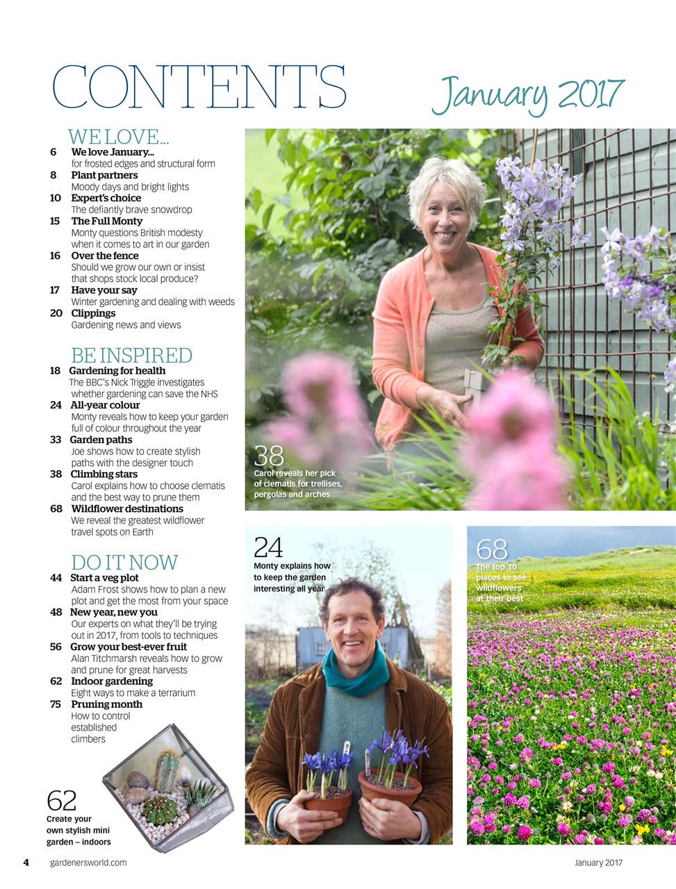 BBC Gardeners’ World Magazine Preview Pages