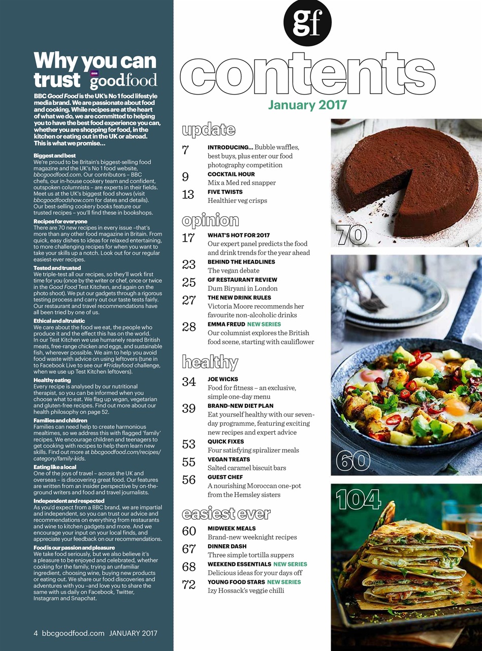 Good Food Magazine Preview Pages