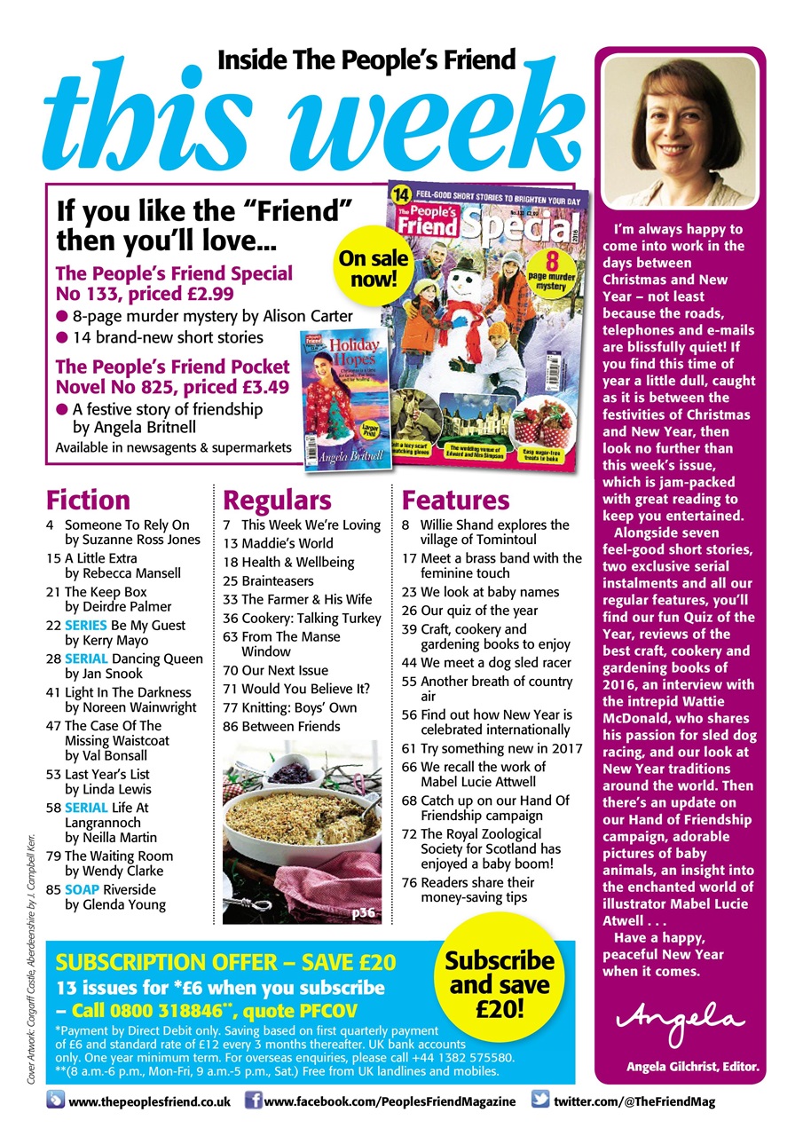 The People’s Friend Preview Pages