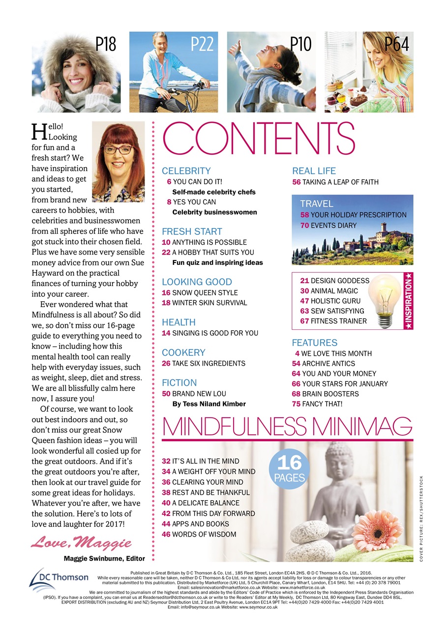 My Weekly Special Preview Pages