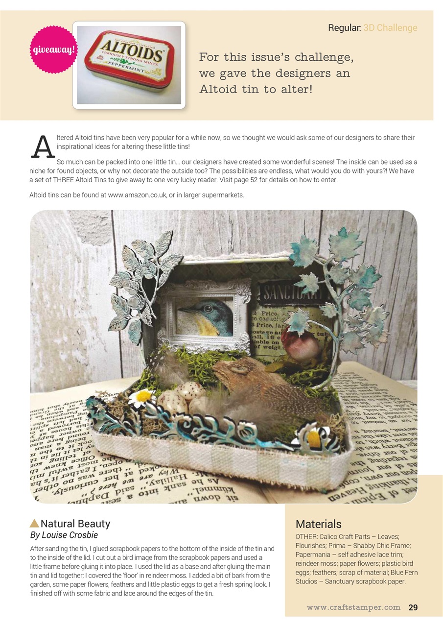 Craft Stamper Preview Pages