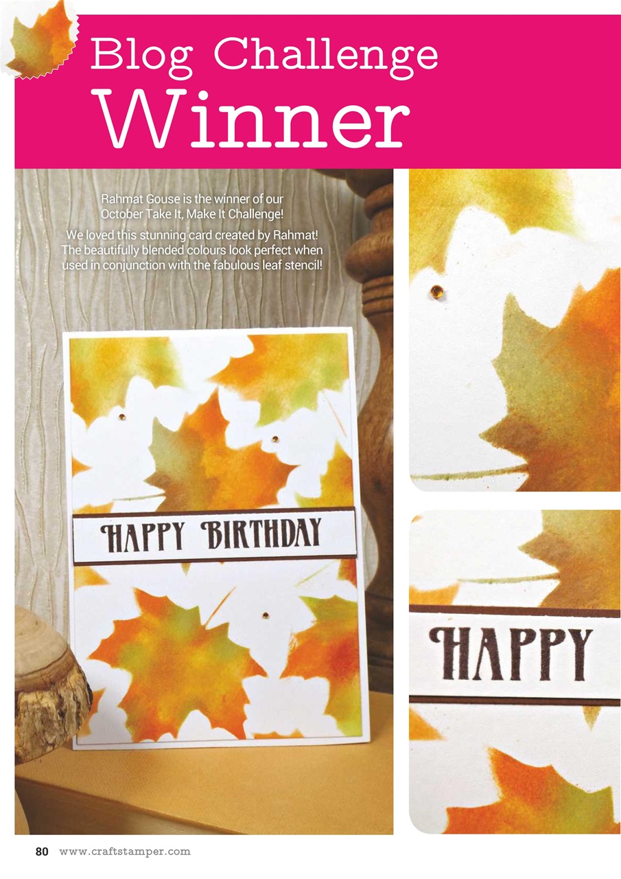 Craft Stamper Preview Pages