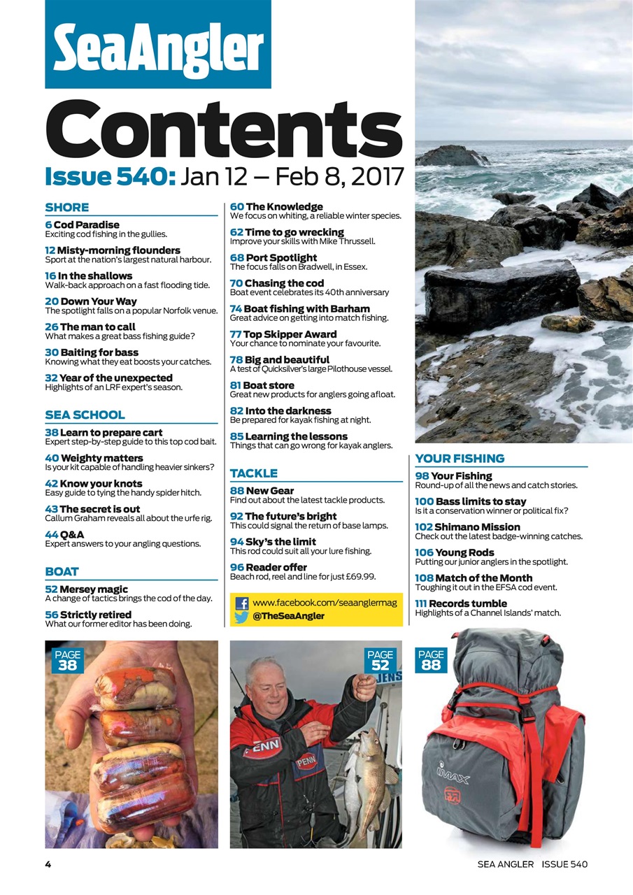 Sea Angler Preview Pages