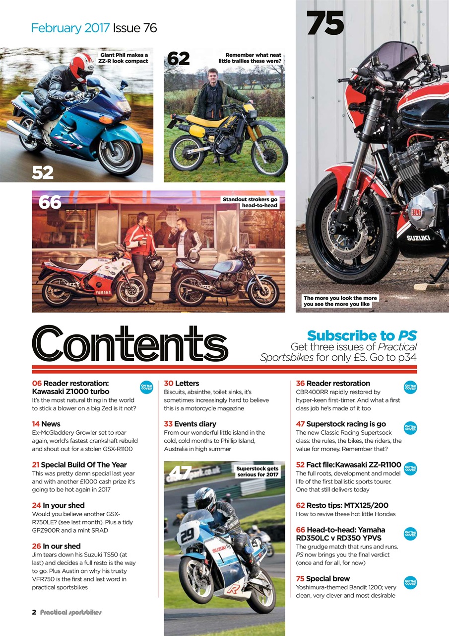 Practical Sportsbikes Preview Pages