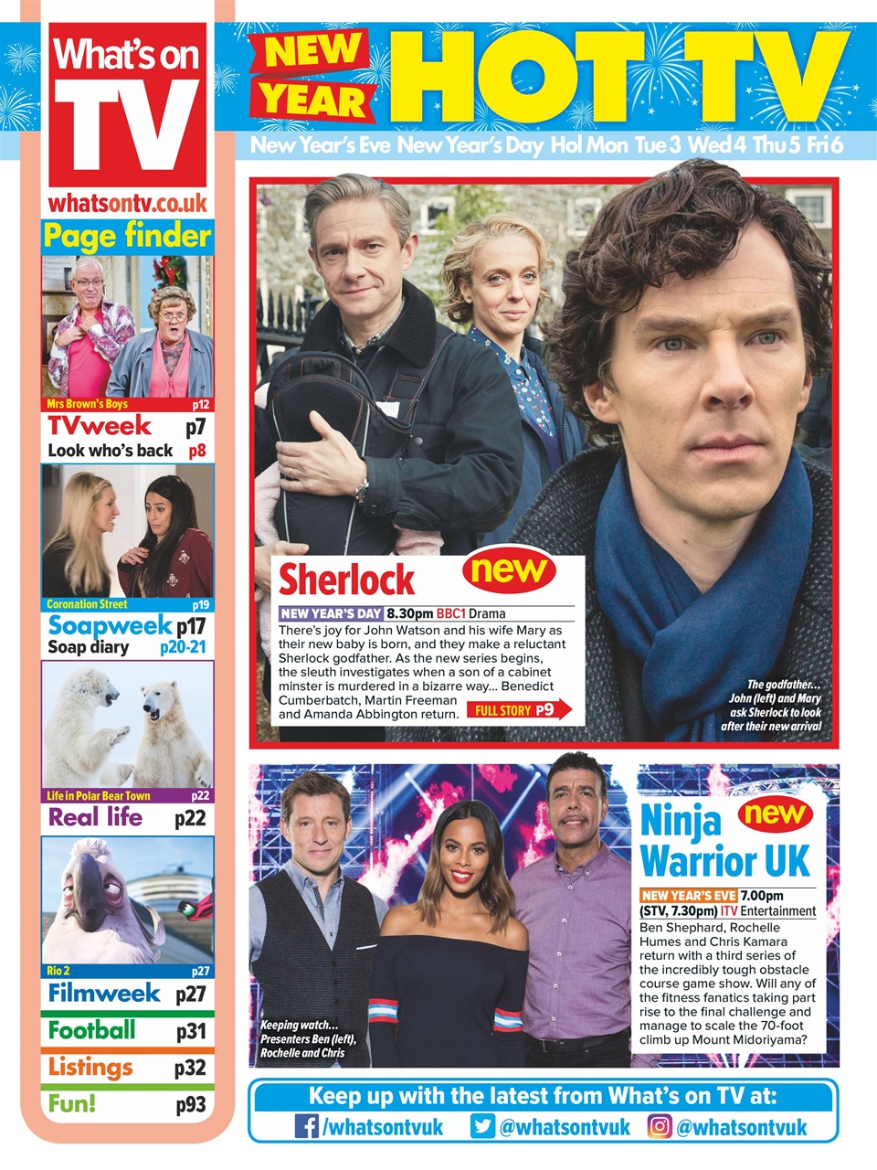 What's on TV Preview Pages