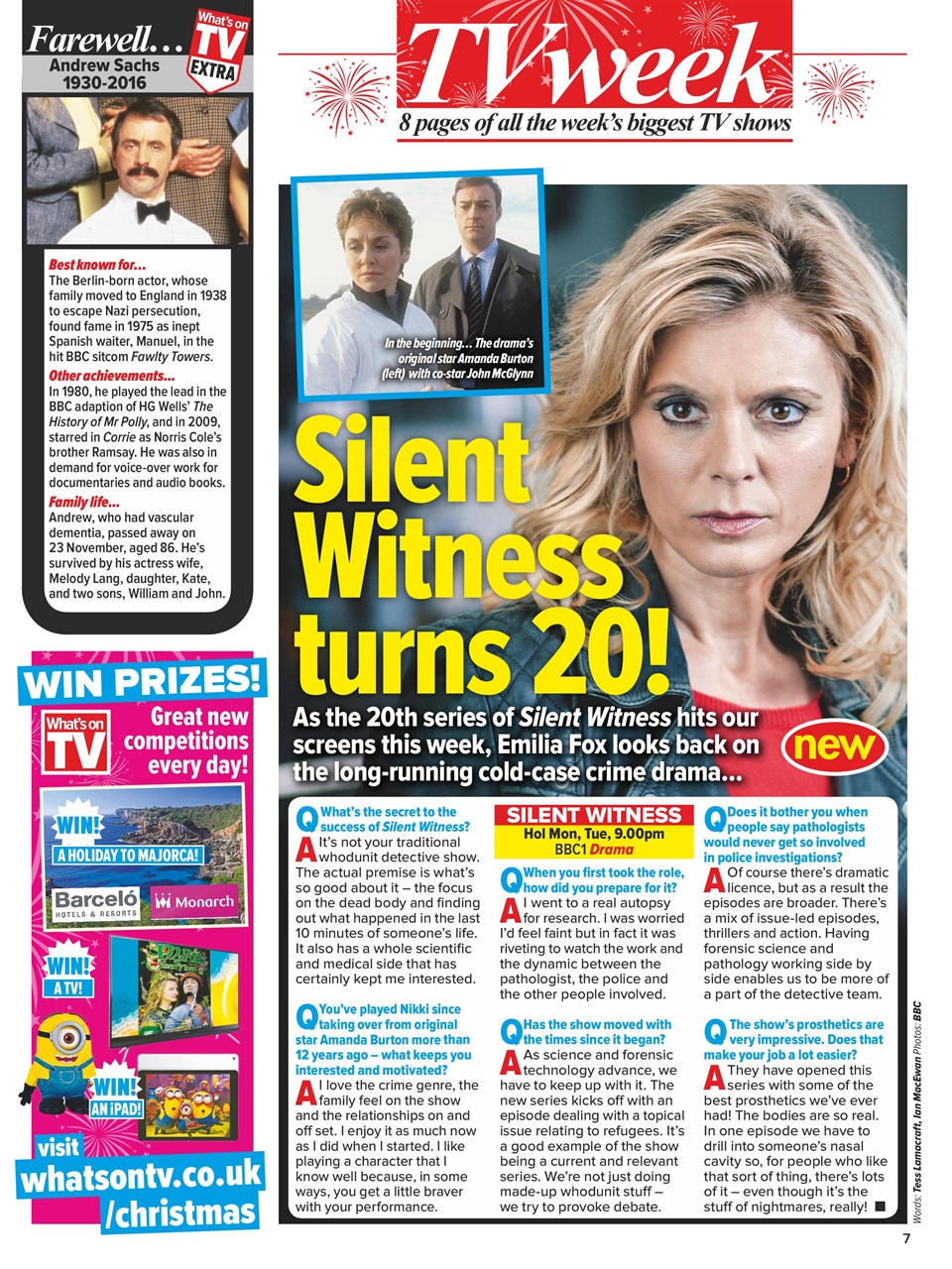 What's on TV Preview Pages