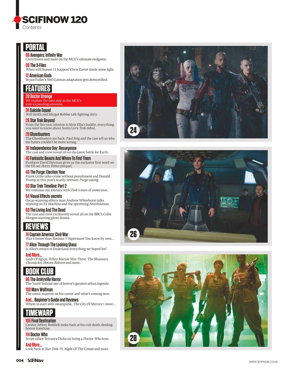 SciFiNow Preview Pages