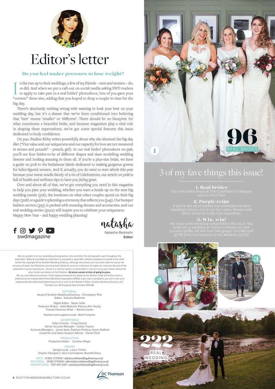 The Scottish Wedding Directory Preview Pages