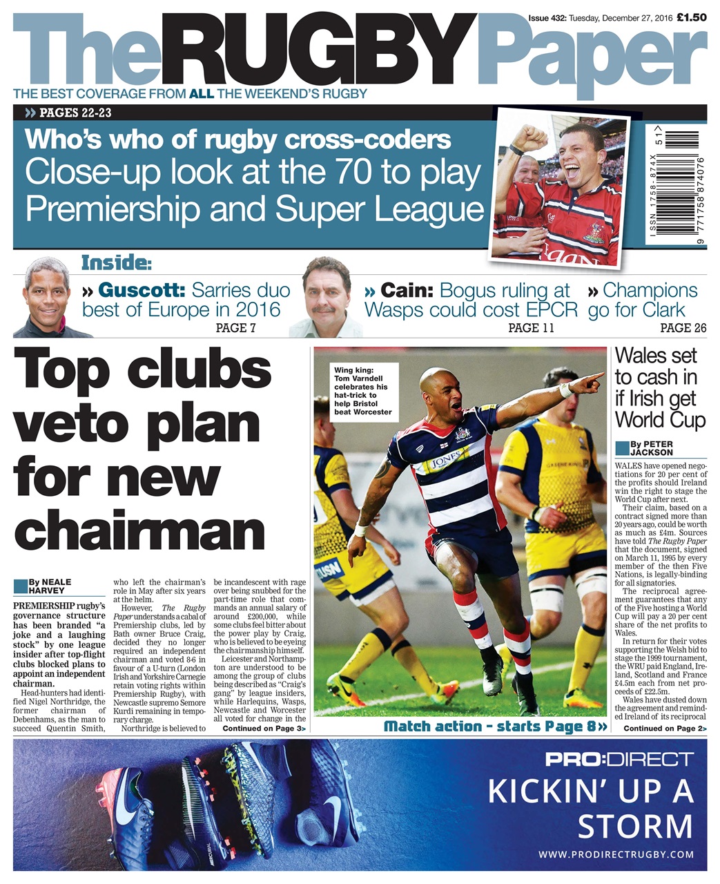 The Rugby Paper Preview Pages