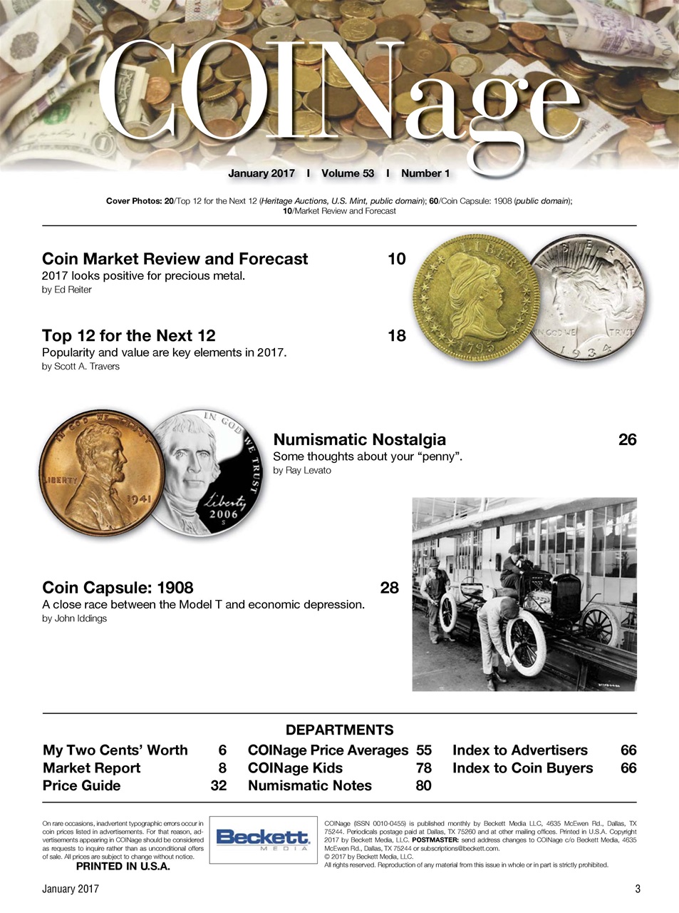 COINage Magazine Preview Pages