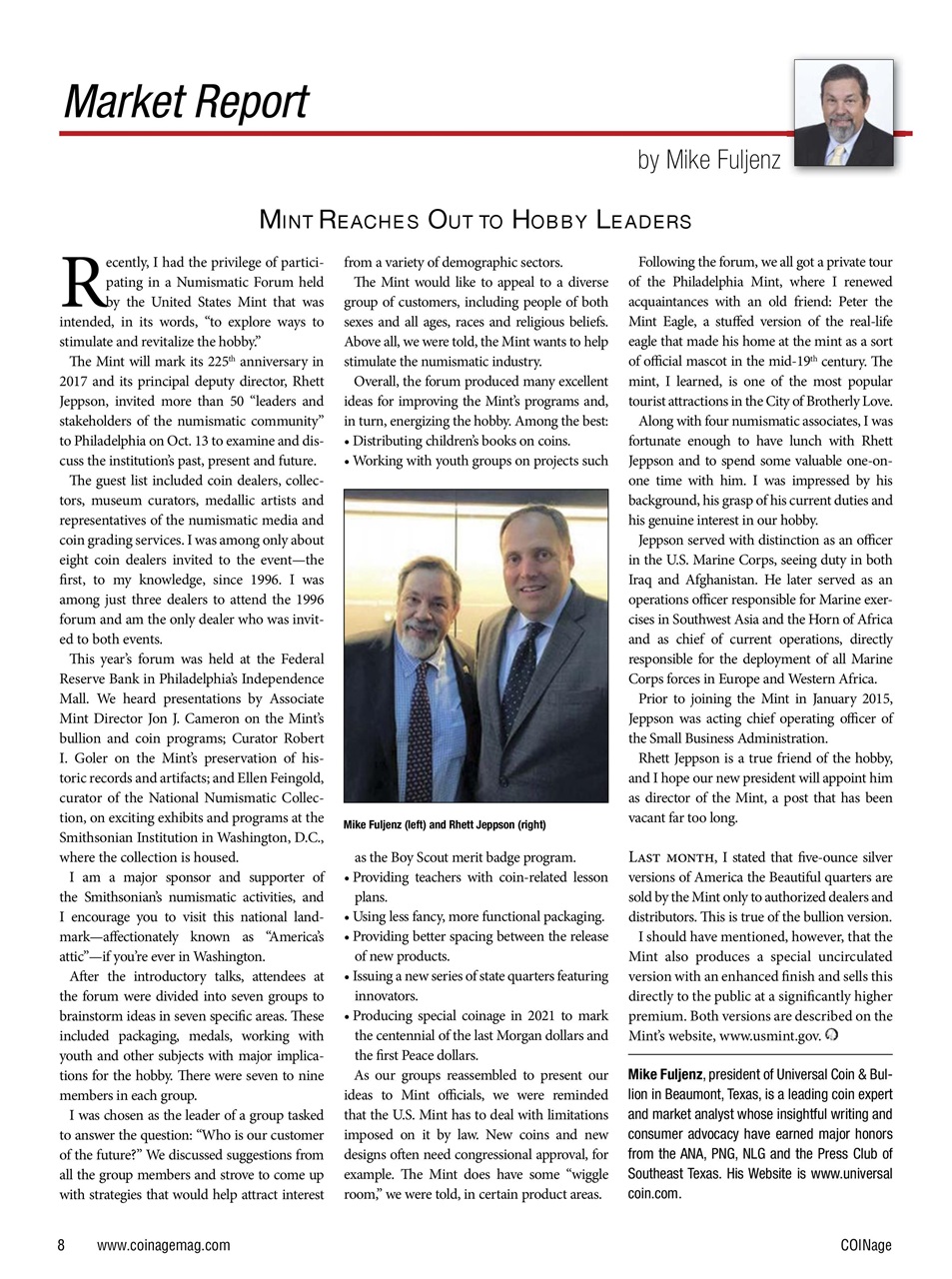 COINage Magazine Preview Pages