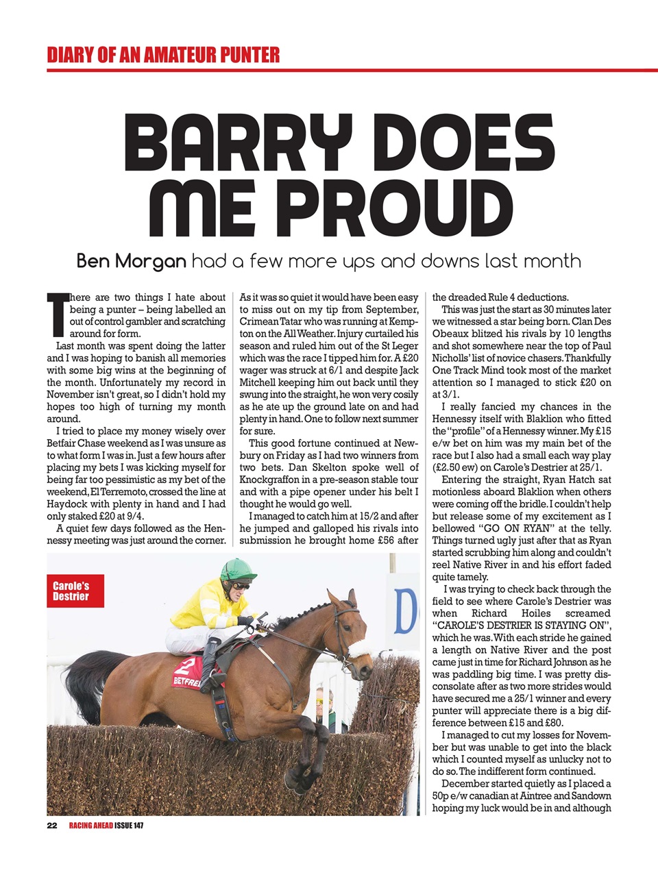 Racing Ahead Preview Pages