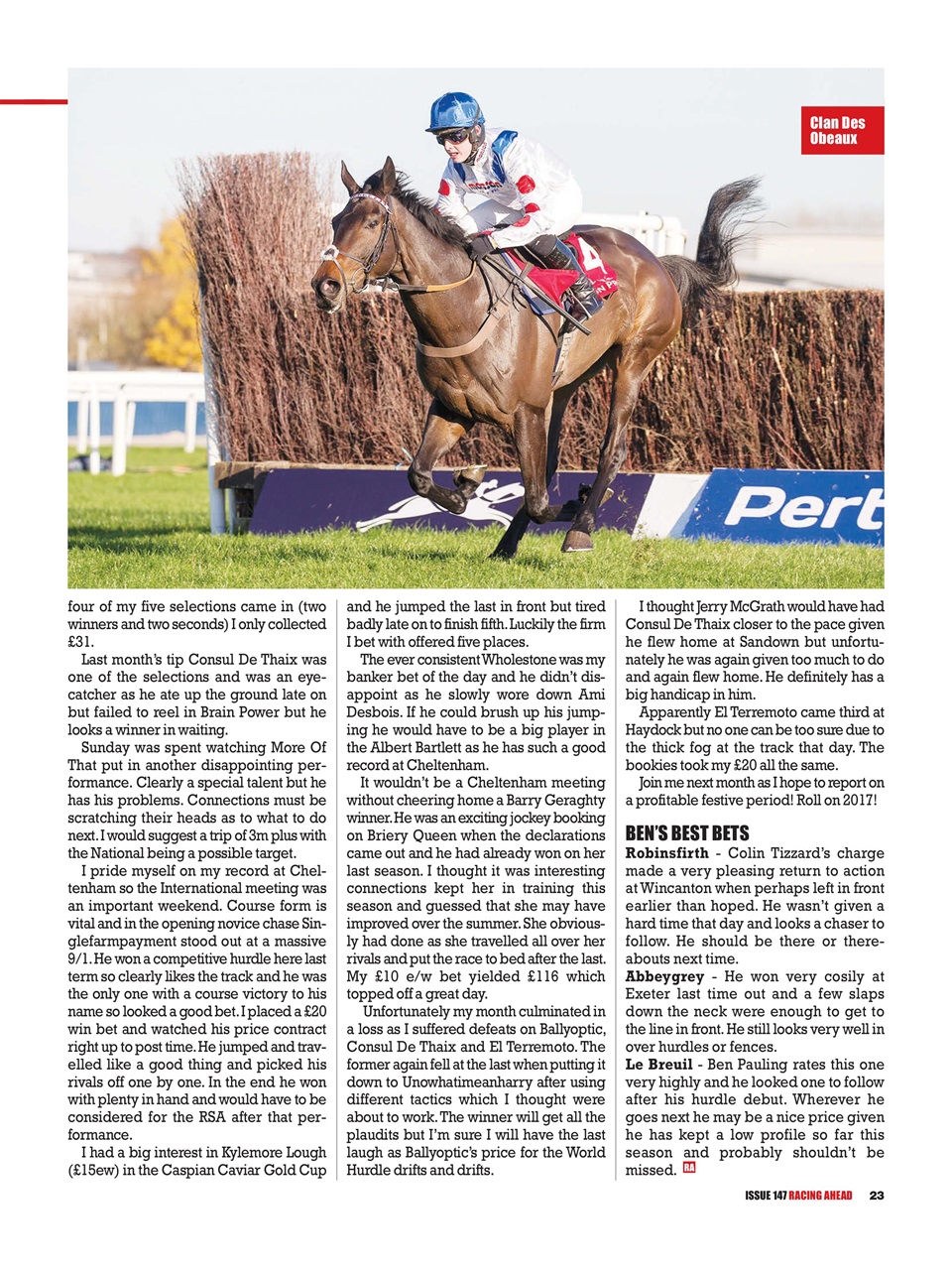 Racing Ahead Preview Pages