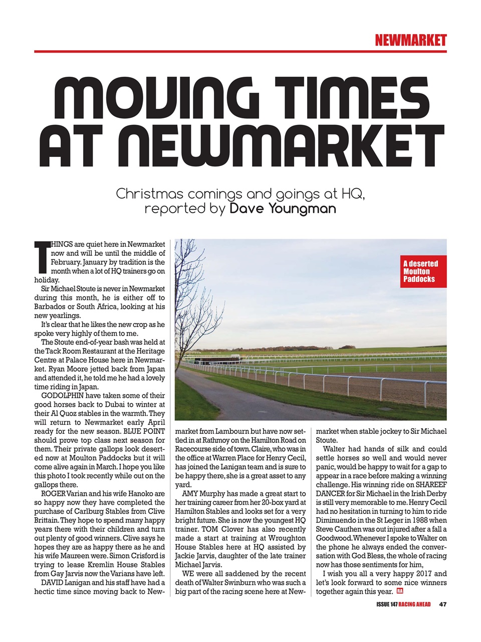 Racing Ahead Preview Pages
