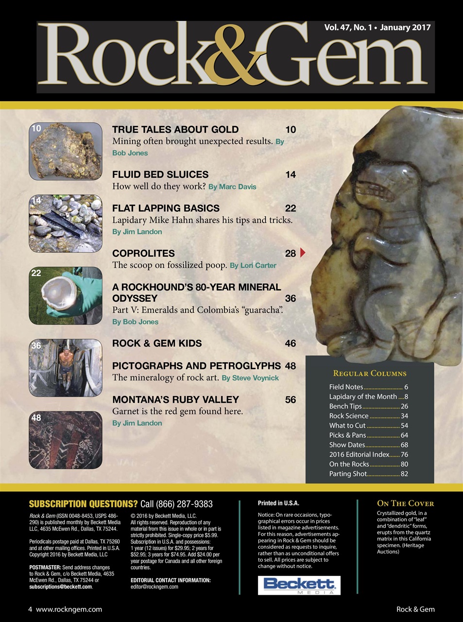 Rock&Gem Magazine Preview Pages