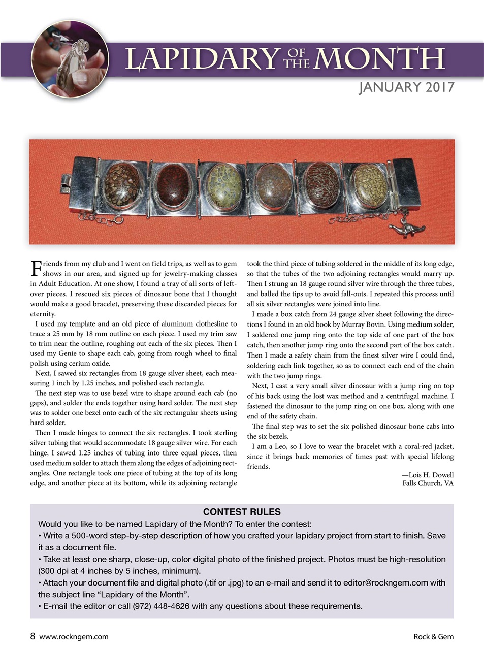 Rock&Gem Magazine Preview Pages