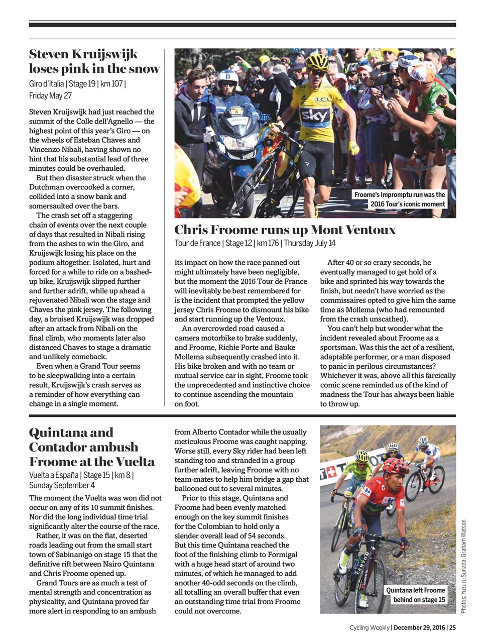 Cycling Weekly Preview Pages