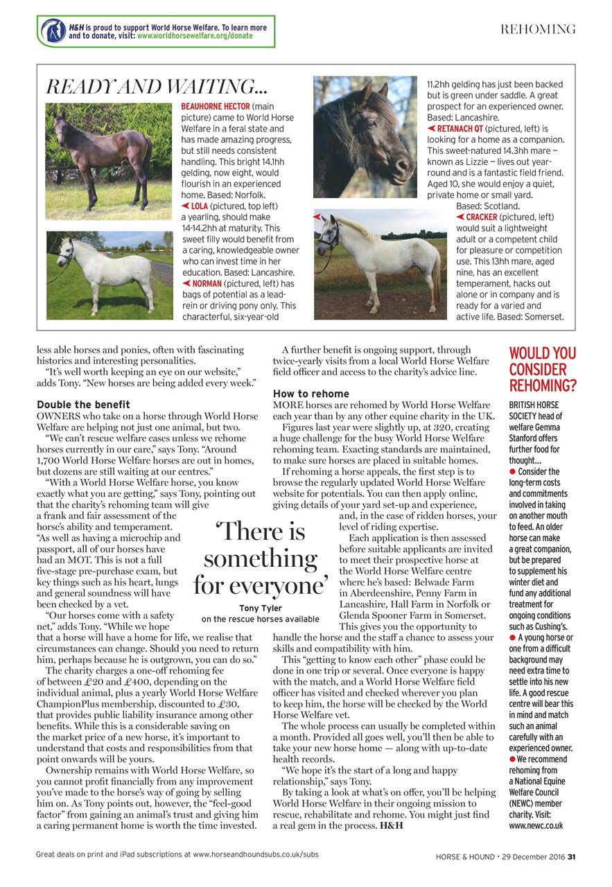 Horse & Hound Preview Pages