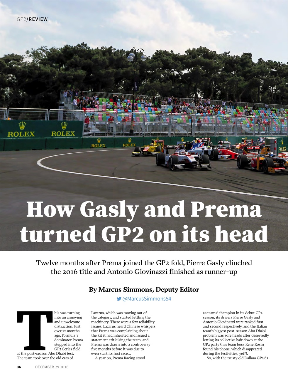 Autosport Preview Pages