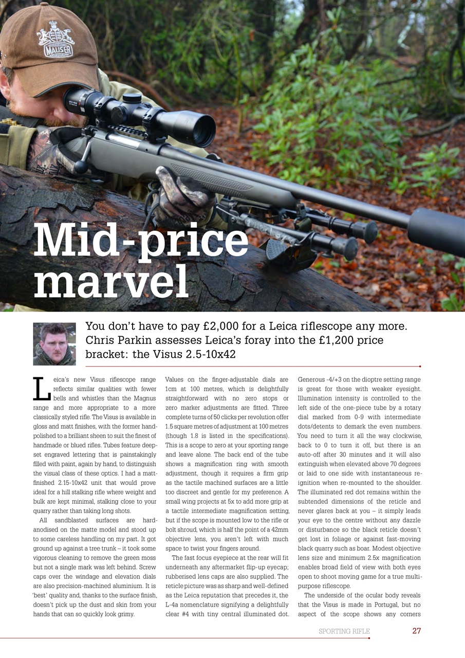 Sporting Rifle Preview Pages