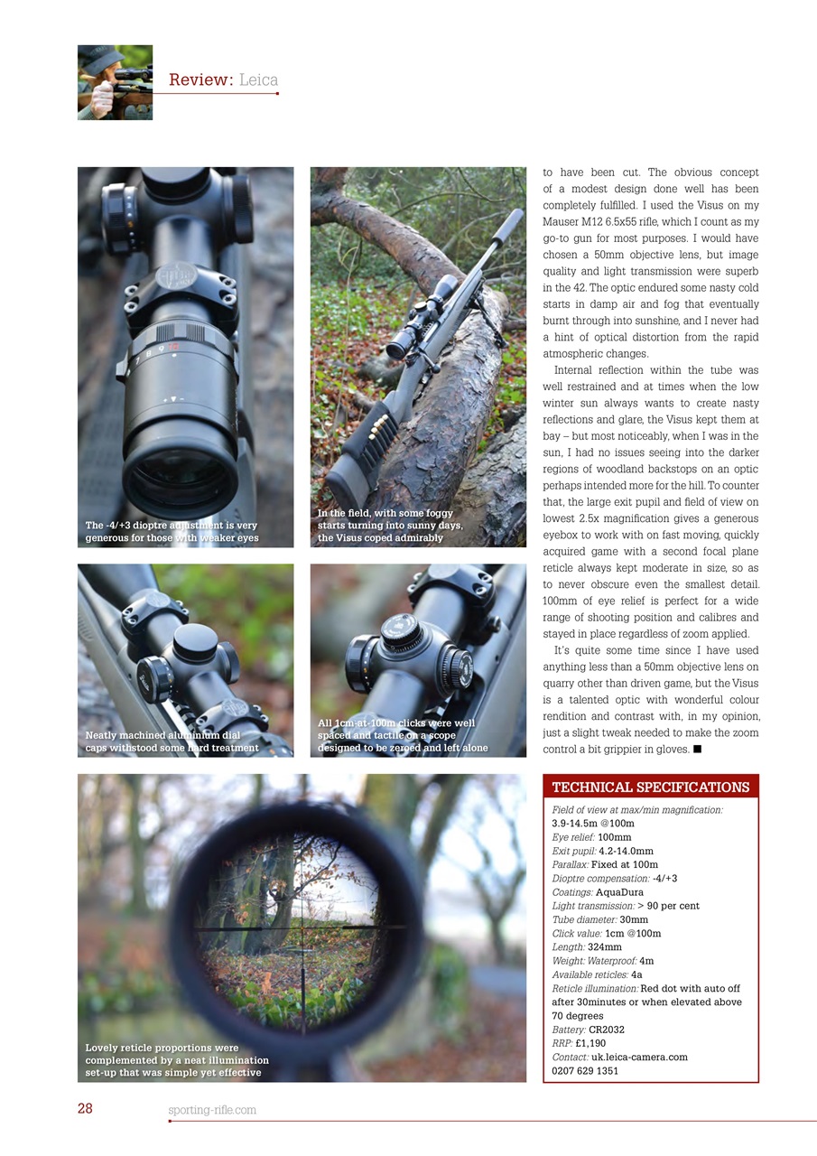 Sporting Rifle Preview Pages