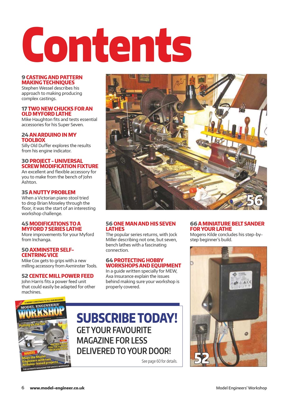 Model Engineer & Workshop Magazine Preview Pages