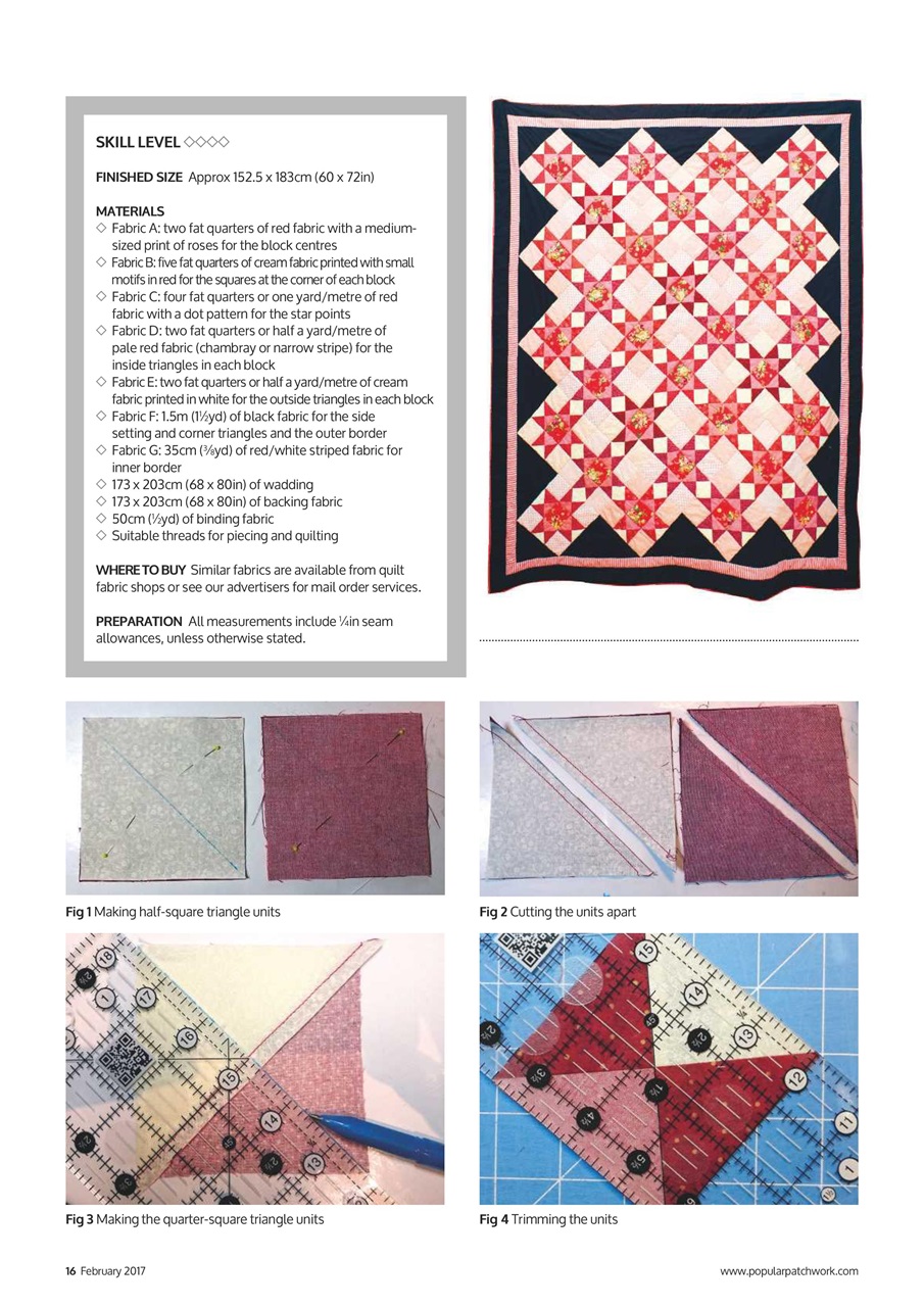 Popular Patchwork Magazine Preview Pages