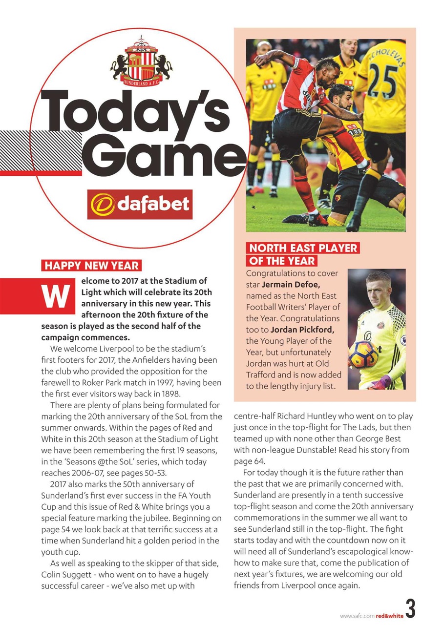 Sunderland FC Preview Pages