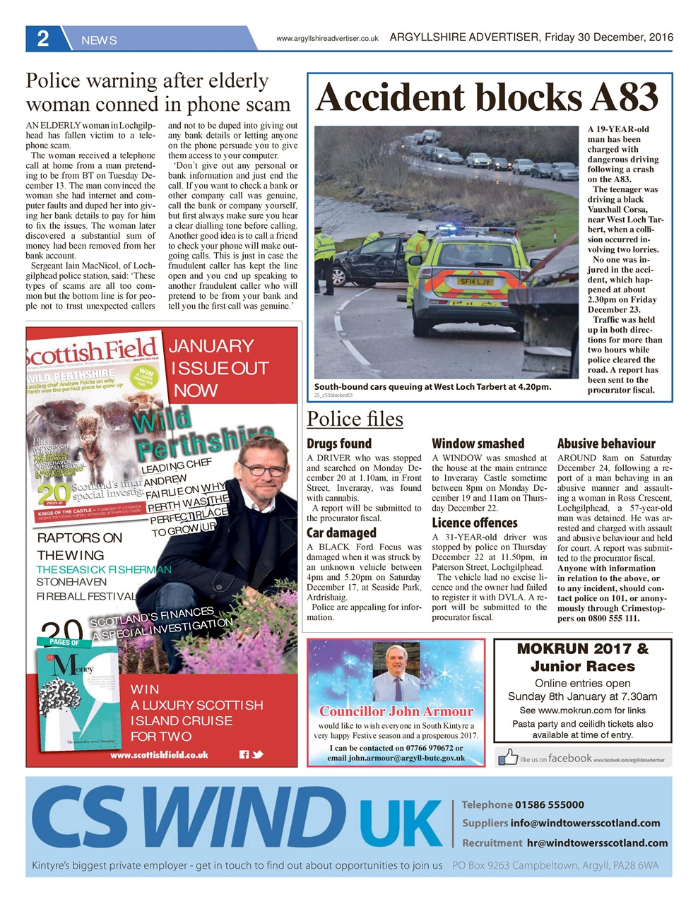 Argyllshire Advertiser Preview Pages
