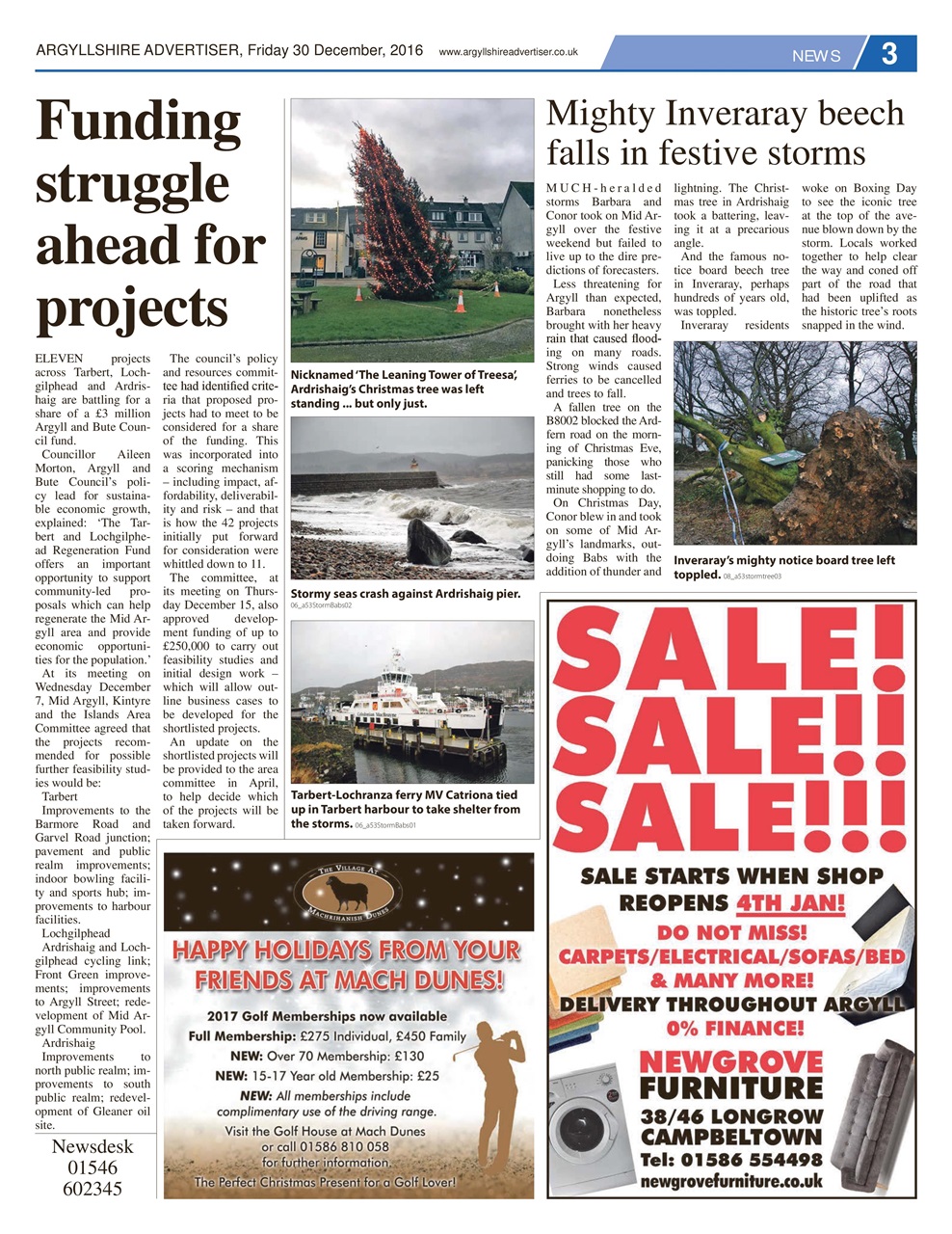 Argyllshire Advertiser Preview Pages