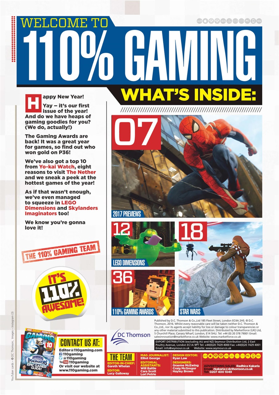110% Gaming Preview Pages