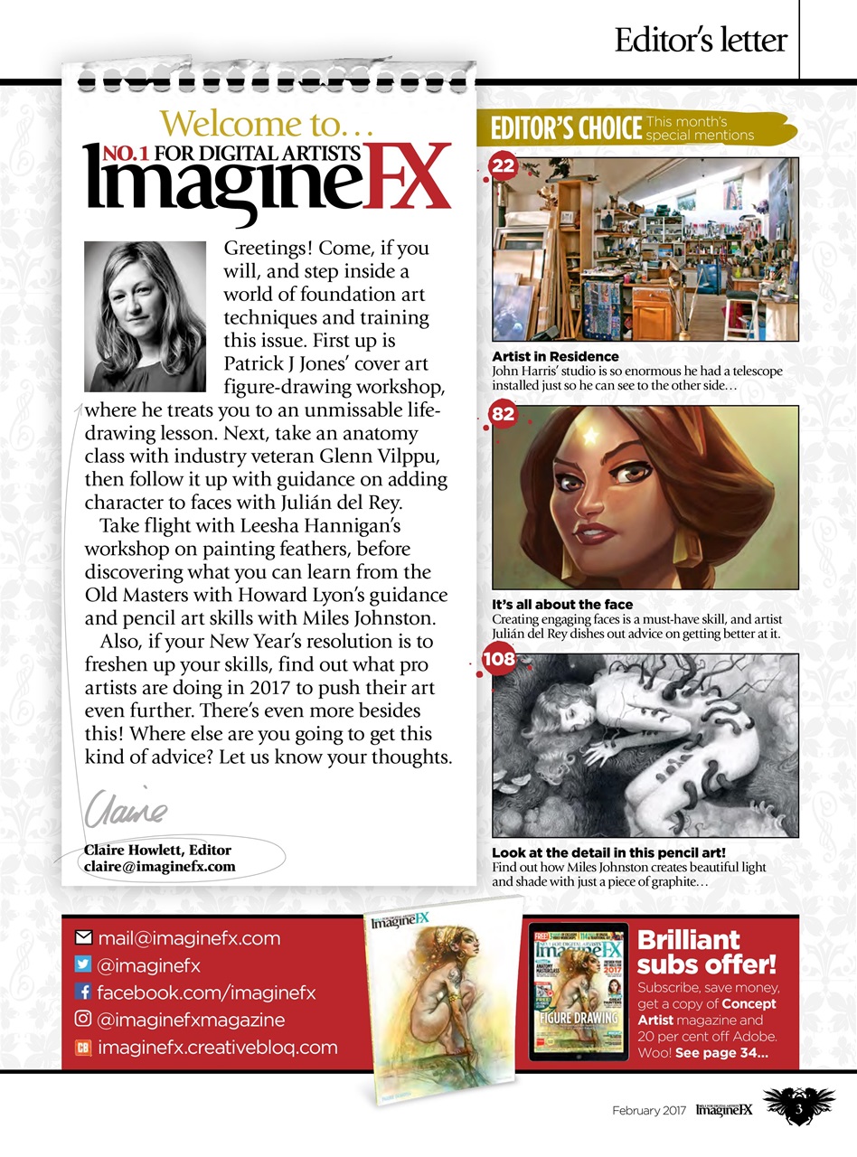 ImagineFX Preview Pages