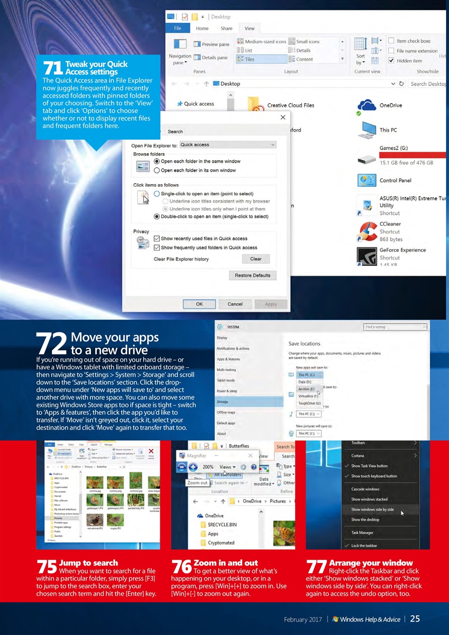 Windows Help & Advice Preview Pages