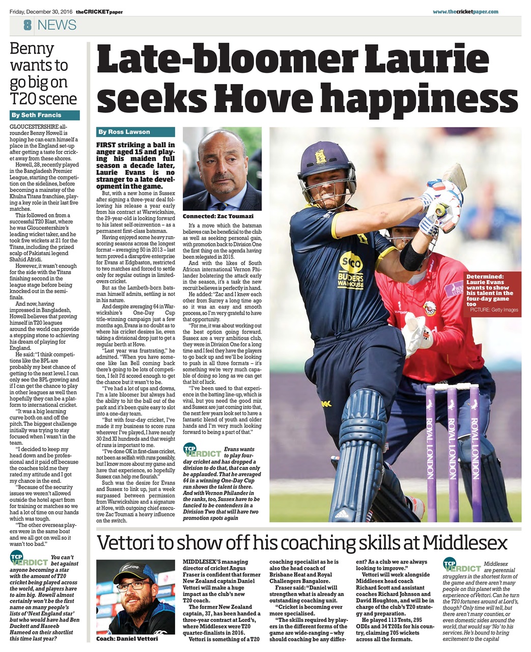 The Cricket Paper Preview Pages